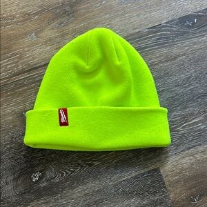 Construction Yellow Milwaukee Tools Rolled Cuff Beanie